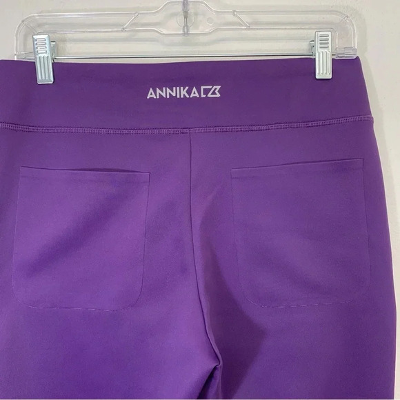 Annika CB Pants Woman Small Purple Dry Tech UPF 50 Pull On Pockets Golf Travel - Picture 6 of 14